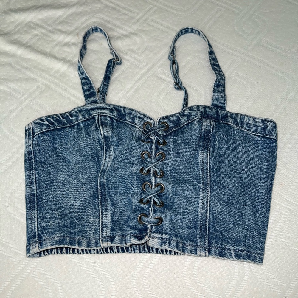 Jean croptop